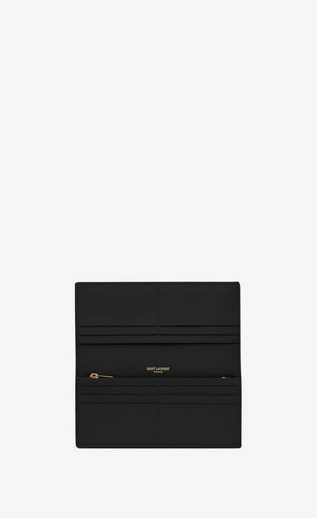 ysl tiny cassandre flat wallet in grained leather|TINY CASSANDRE flat wallet in grained leather .